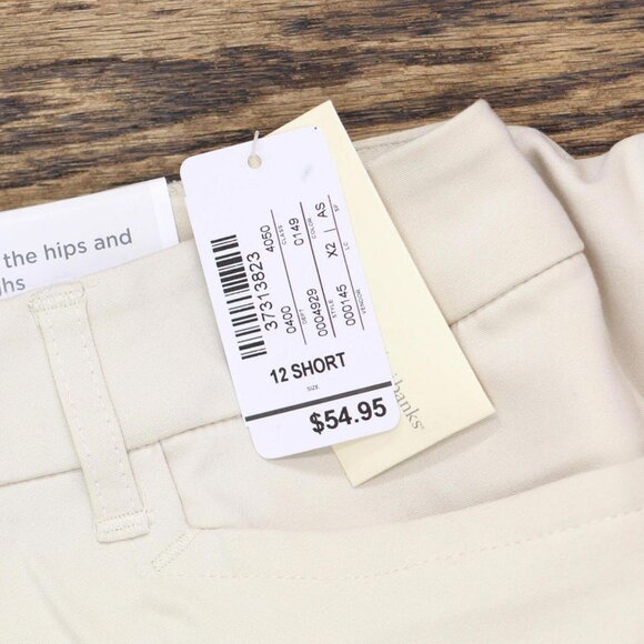 NWT Christopher & Banks Fit Mid-Rise Stretch Dress Pants JOS-4929 6P Sand Brown - Picture 3 of 9